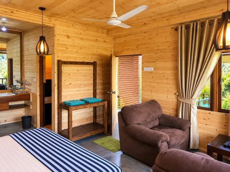 Timber room at Country Homes Ella